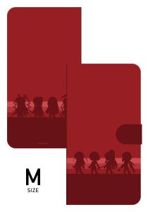 対魔忍RPG 手帳型スマホケース 【シルエットver.】 Mサイズ